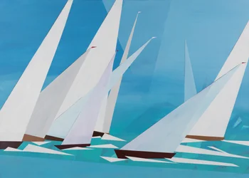 Regata, 2016 (akryl na plátně)