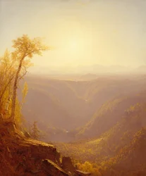 Soutěska v horách Kauterskill Clove, 1862.