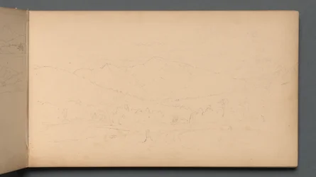 Náčrtník, strana 10: Carter Mountian, 1859.