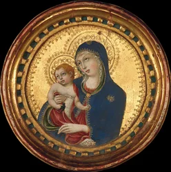 Madona s dítětem, polovina 15. století.