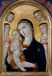 Madonna a dítě s anděly, kolem roku 1480