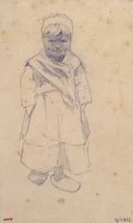 Dívka s dřeváky