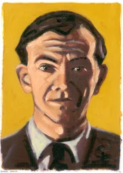 Graham Greene, 2008 (olej na papíře)