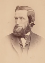 Portrét Huberta Ansona Newtona 1830-1896, 1870-1877.