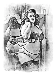 Model s krásnými křivkami