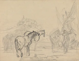 Karikatura k filmu „Gulliver opouští zemi Houyhnhnms“