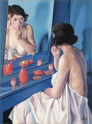 Žena před zrcadlem, 1927