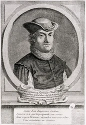 Portrét Barucha nebo Benedikta Spinozy (1632-1977), nizozemského filozofa (rytina)