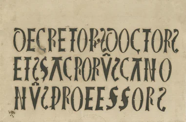 Barton under Needwood Church - nápisy: inkoustová faksimile, nd [?18. století] (kresba)