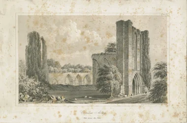 Croxden Abbey: litografie