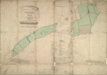 Mapa Willesden, Londýn (litho)