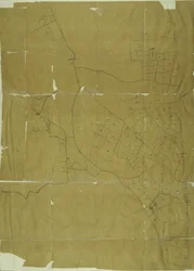 Mapa Willesden, Londýn (litho)