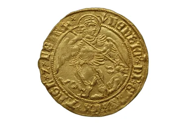 Tudorská mince z pokladu Asthall