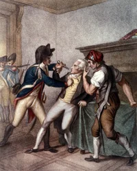 Zatčení Maximiliena de Robespierre 27. července