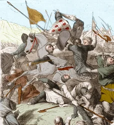 Bitva u Hattinu, 4. července 1187 (barevné lito)