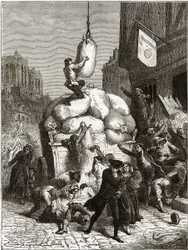 The War of Flours: Drancování pekáren v Paříži, kolem roku 1775 (první plody francouzské revoluce)