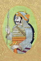 Miniatura Maharana Pratap Singh