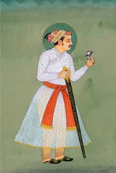 Miniatura mughalského císaře Džahángíra