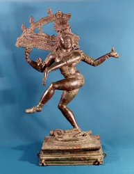 Siva Nataraja, dynastie Chola, konec 11. století (bronz)