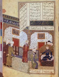 Khusraw mluví s Buzurgem Ummidem