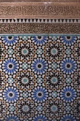 Detail stěny (keramika)