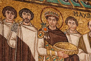 Císař Justinián I. (mozaika)