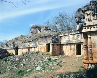 Palác Labna, budova ve stylu Puuc, Yucatan (Mexiko). Mayská civilizace. 4.-10. století.