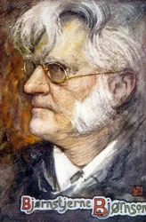 Bjørnstjerne Martinius Bjørnson (barvicí litho)