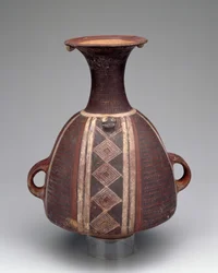 Nádoba, Inka (keramika a pigment)