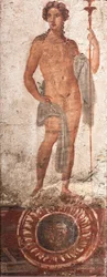 Mužská postava z korunovace, Herculaneum