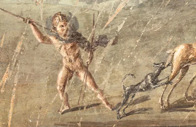 Miluje při lovu, Herculaneum