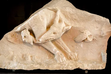 Vlčice a dvojčata Romulus a Remus, 2. století (socha)