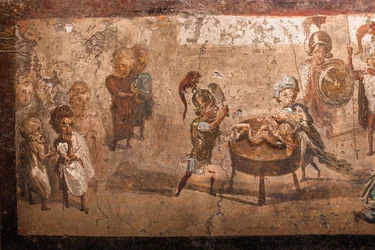 Šalamounův soud, Pompeje