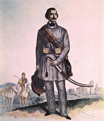 Generál Gheorghe Magheru (barva lito)
