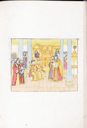 Svatební obřad Michaela I. Ruska (Michael Fiodorovič Romanov