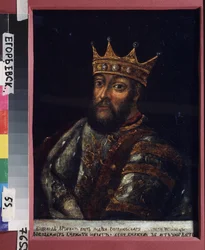 Portrét velkoknížete Vsevoloda III Jurijeviče Velké hnízdo Vladimíra (1154-1212)