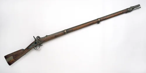 Ruská perkusní mušketa ráže 0,709 palce, model 1845