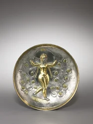 Miska: The Goddess Anahita, 400-600 (stříbrně zlacená)