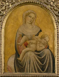 Panna a dítě, cca 1420 (tempera na panelu)