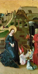 Klanění Jezulátka (boční panel Triptychu)