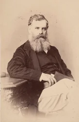 Portrét Thomase Oldhama 1816-1878, před rokem 1876.