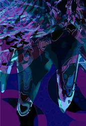Artichoke_abst_vert3b (digitální)
