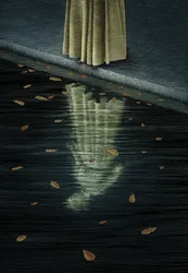 Rosmersholm, 2010 (scratchboard, digitálně kolorováno)