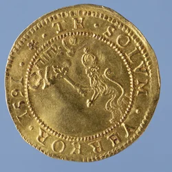 4librové Skoti (klobouk) z Jamese I., mincovna v Edinburghu, 1591 (revers) (zlato) (avers viz 58855)