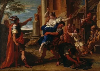 Loupež Diny. Kolem 1700