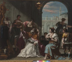Šalomoun zbožňuje modly, kolem 1724