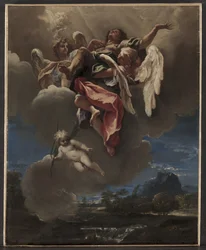 Studie na „Apoteózu svatého“ (pro San Bernardino dei Morti, Milán)