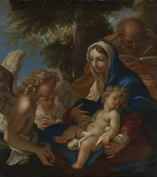 Svatá rodina s anděly, ca. 1700.