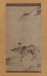 Oxherding, první polovina 15. století.
