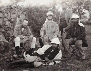 Skupina průzkumníků, Judea District, Palestina, 1867